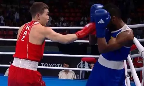 Казахстанский боксер провел тяжелый бой в плей-офф отбора Олимпиады-2024