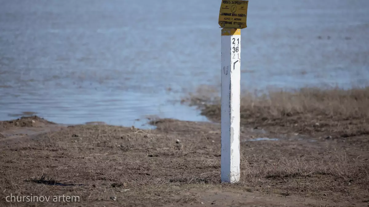 Уровень реки Жайык впервые за время половодья пошел на спад