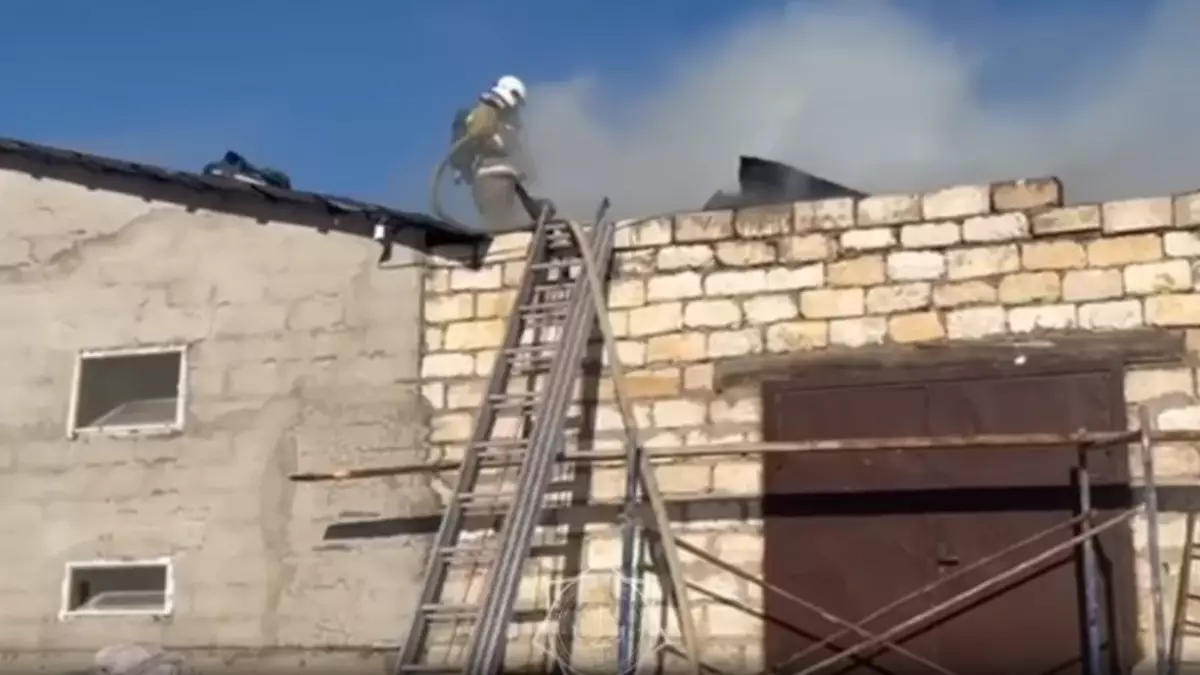 Крупный пожар ликвидировали в Кызылординской области