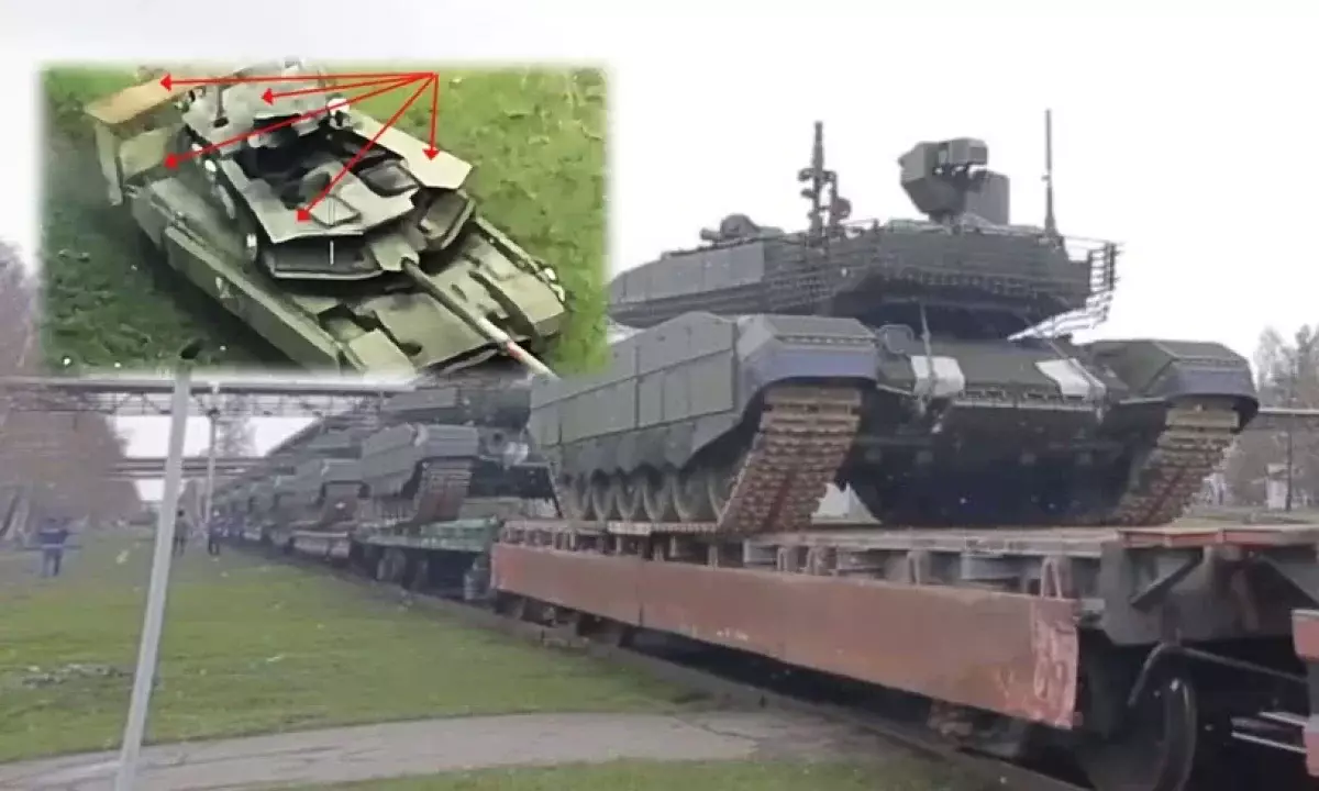 Interia: россияне заменили защиту на танках Т-90М «Прорыв» на более действенную
