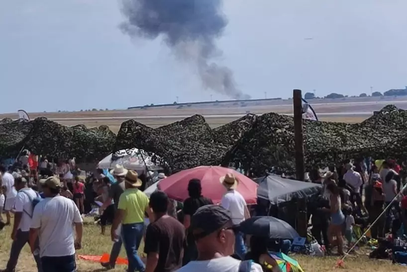 Два самолёта столкнулись на авиафестивале в Португалии