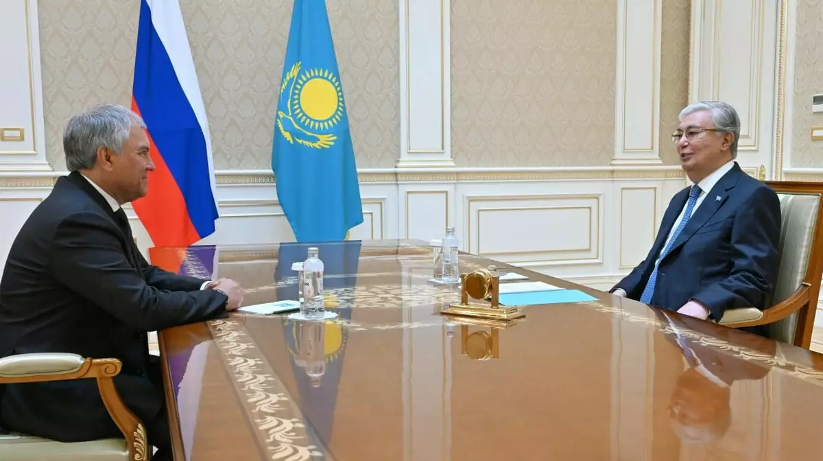 Токаев и Володин обсудили будущее евразийской интеграции