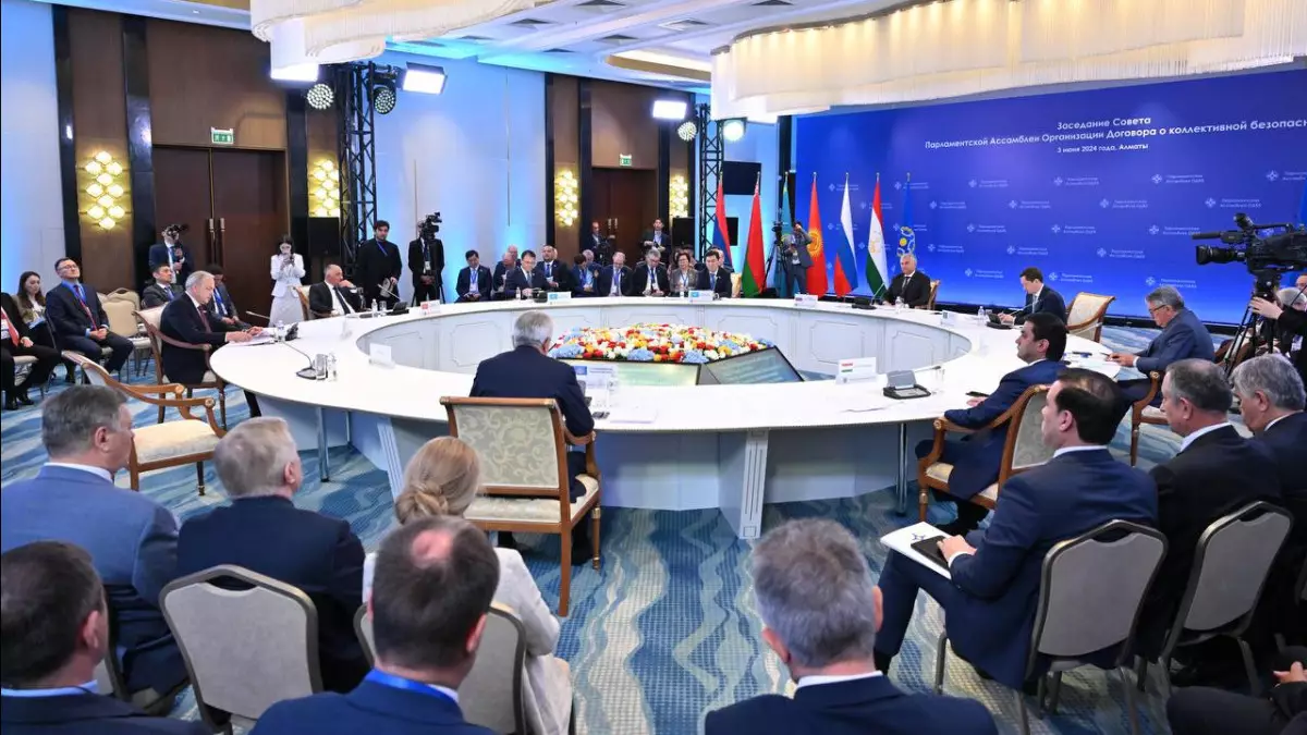 Заседание Совета Парламентской Ассамблеи ОДКБ состоялось в Алматы