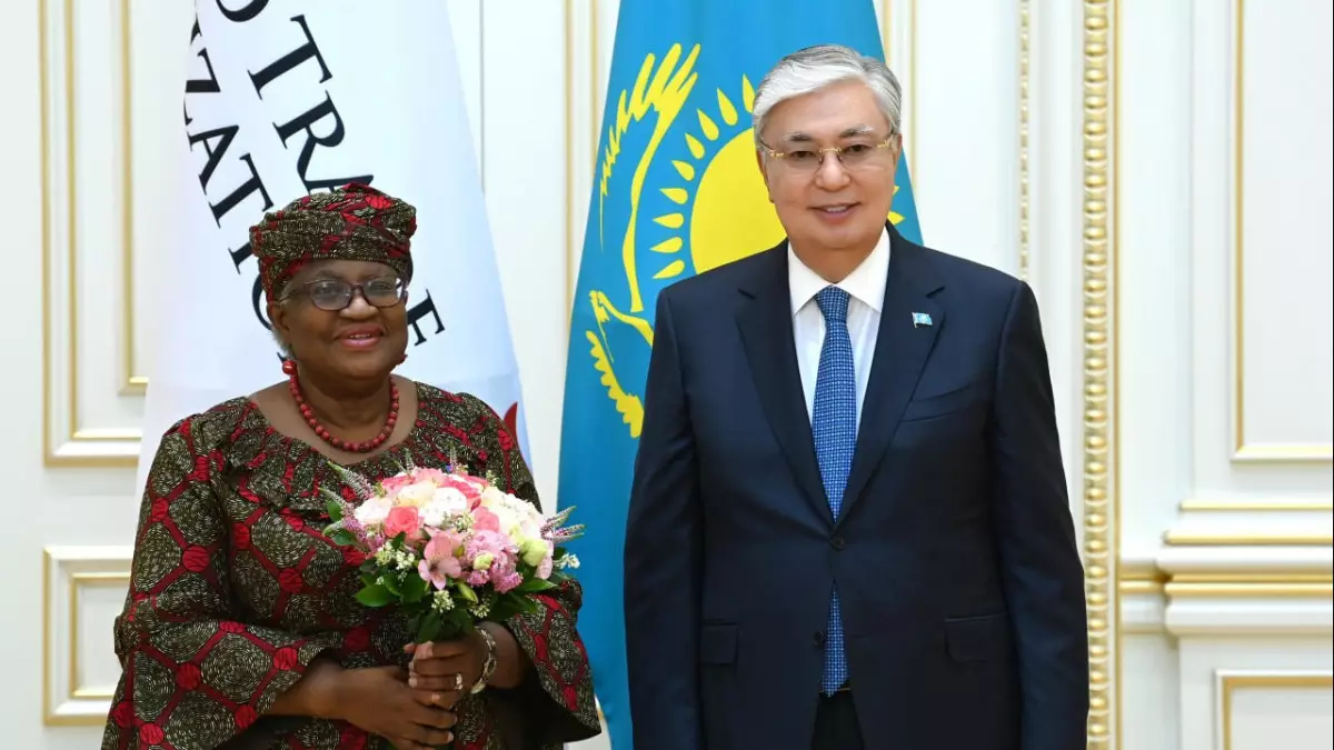 Токаев наградил орденом «Достық» II cтепени Генерального директора ВТО