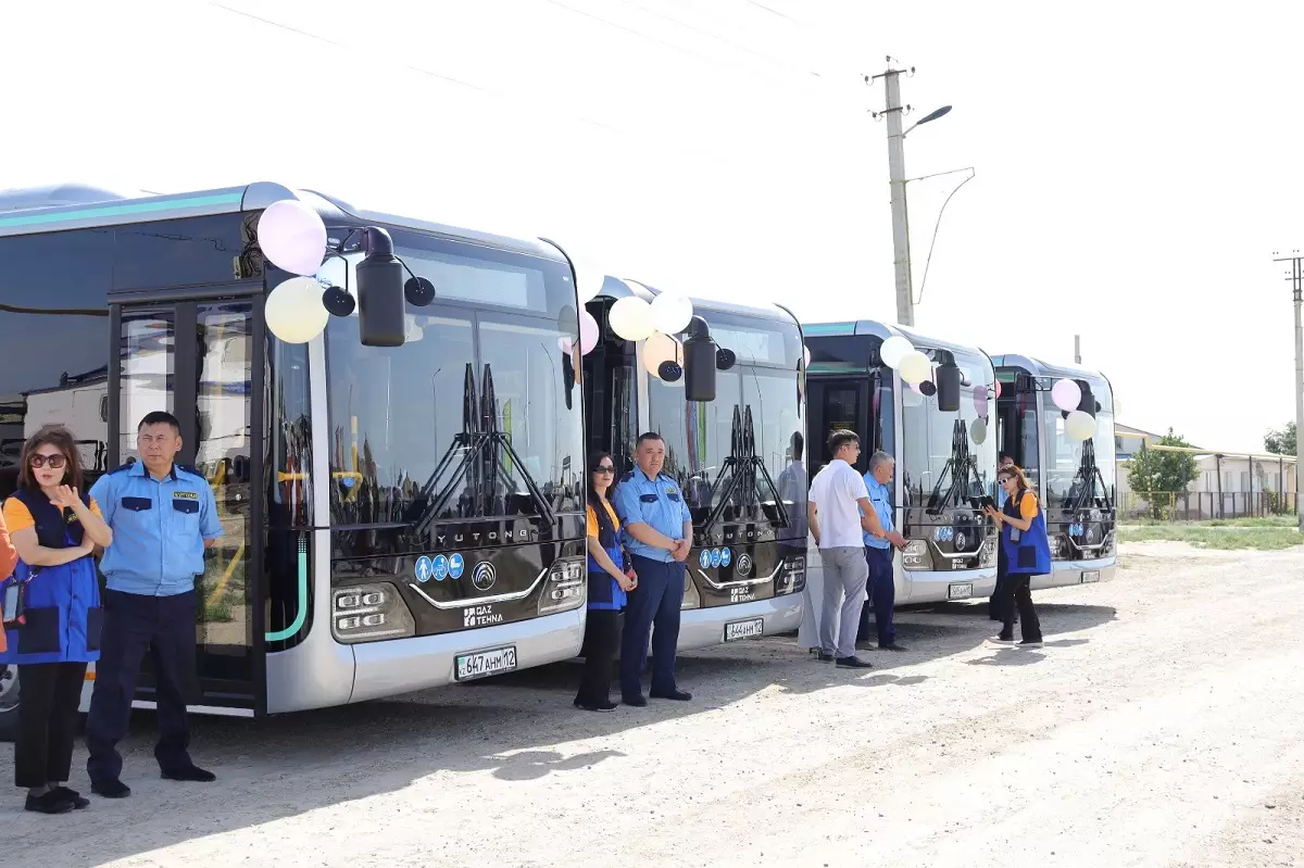 Современные автобусы запустили по маршруту Актау - Баянды