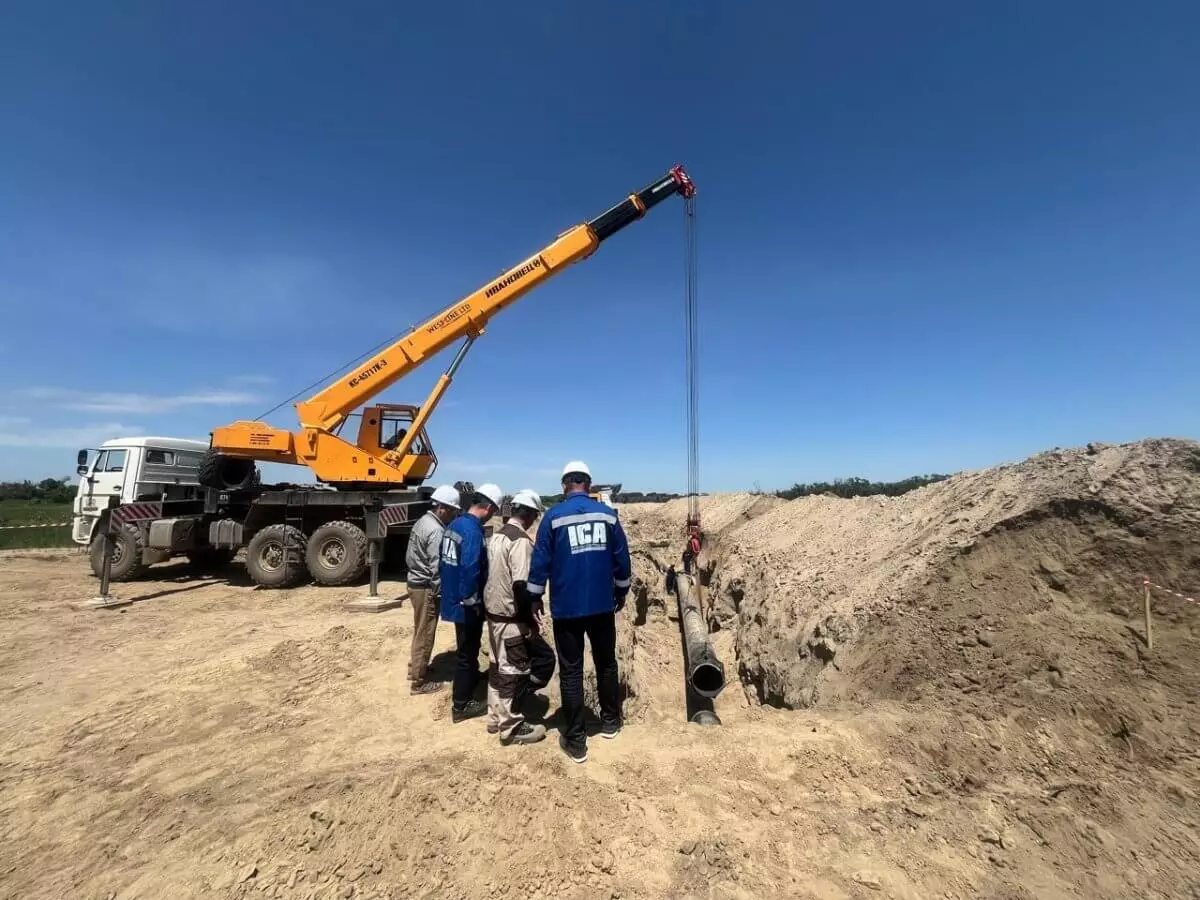 Строительство второй нитки газопровода Алматы – Байсерке – Талгар завершится раньше срока