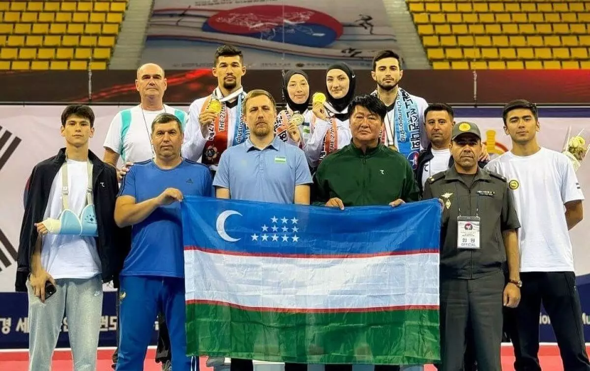 Узбекские таэквондисты показали впечатляющие результаты на Чемпионате Мира в Южной Корее