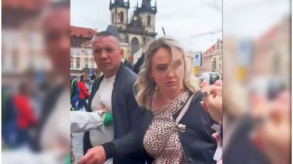 Прагада украиндық еріктілерге шабуыл жасаған орыстілді туристер ұсталды