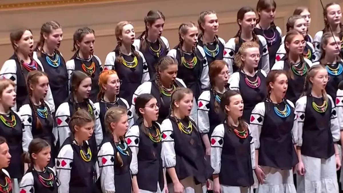 Украинский детский хор трогательно исполнил гимн Казахстана