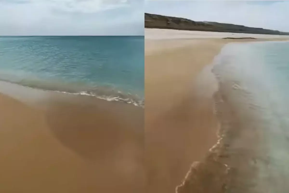 Пляж в Мангистау сравнили с Мальдивами