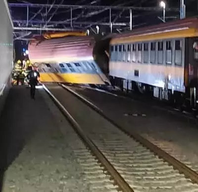 В Чехии четыре человека погибли при столкновении поездов