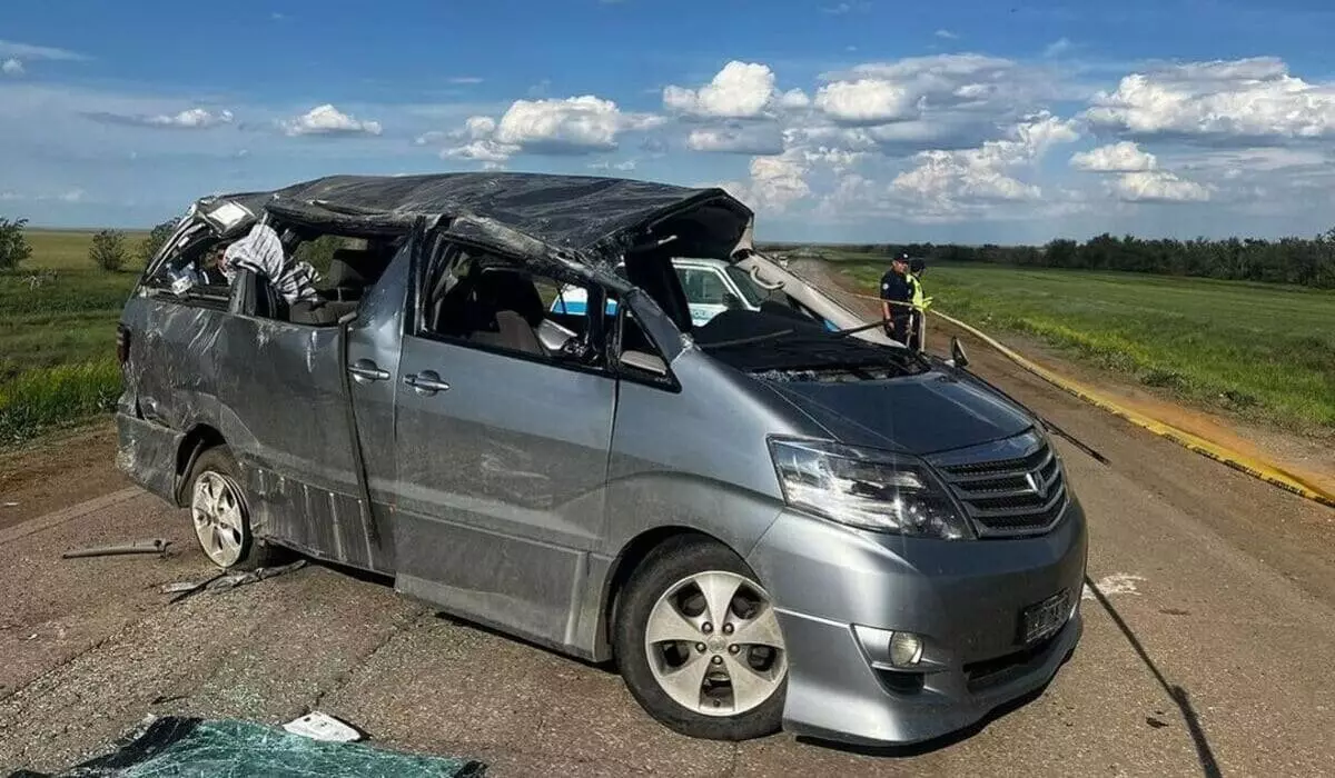 Водитель не послушался полицейских: 4 человека погибли в Актюбинской области (ВИДЕО)