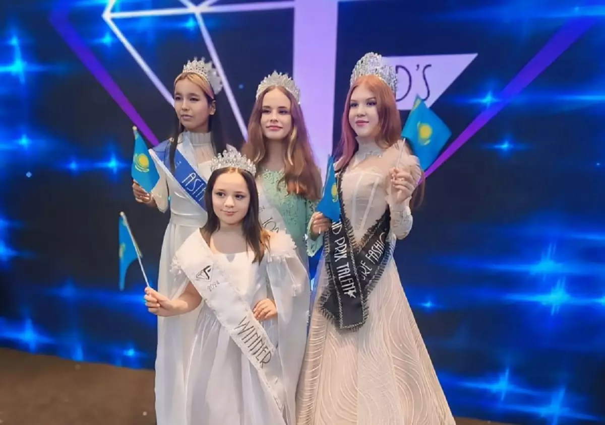 С победой вернулись юные красавицы Актау с международного конкурса
