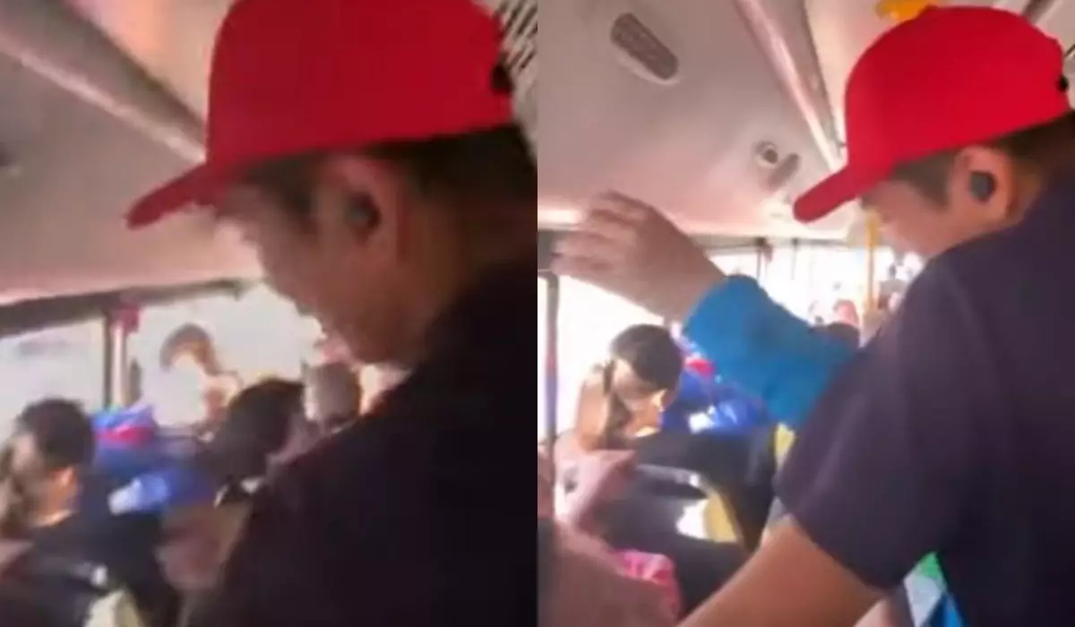 «Закрой рот!»: пожилые пассажиры устроили разборки в автобусе (ВИДЕО)