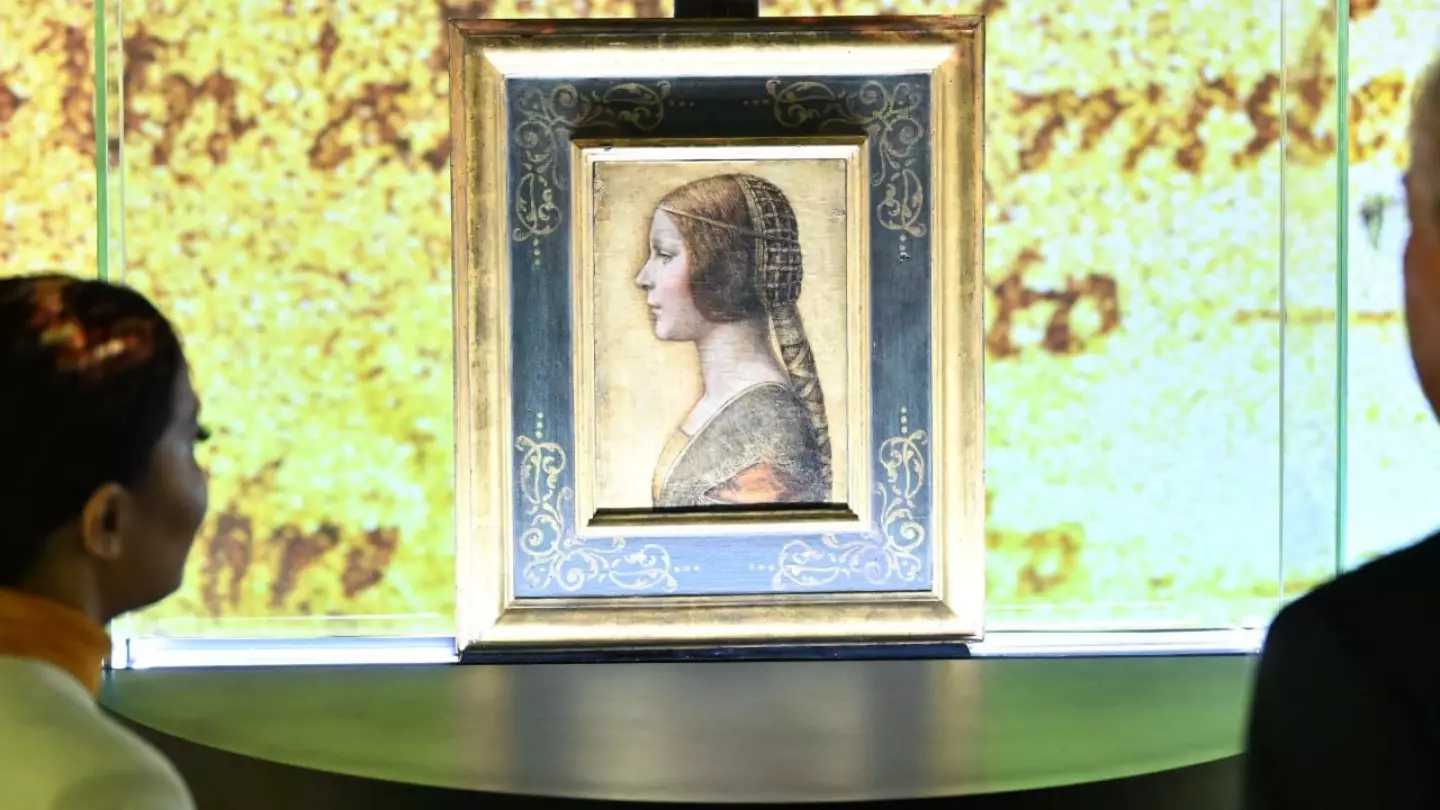 Работа Леонардо да Винчи впервые в Казахстане: Токаеву показали картину итальянского художника