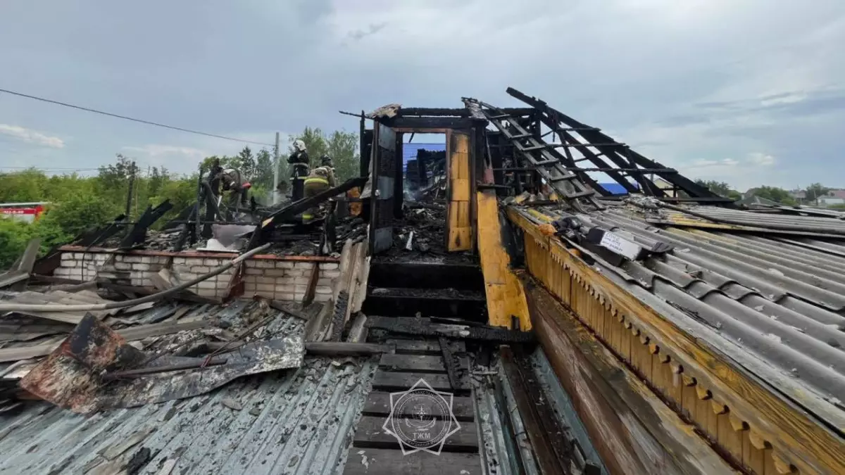 Огнеборцы Петропавловска ликвидировали пожар за 36 минут