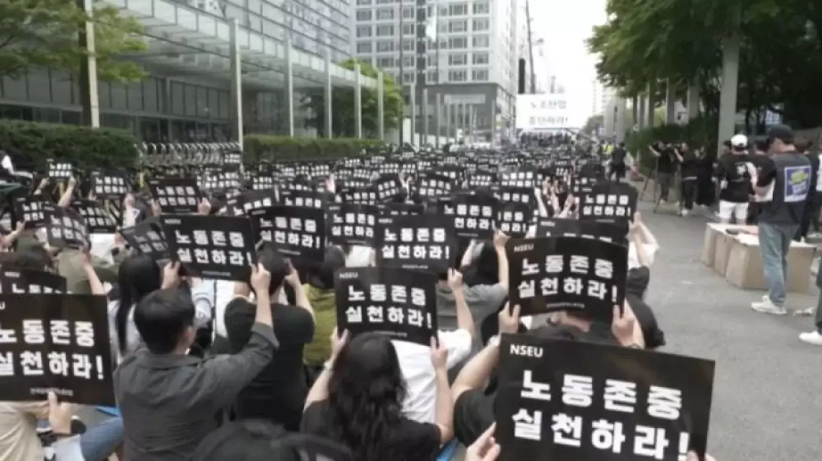 В Корее бастуют рабочие Samsung