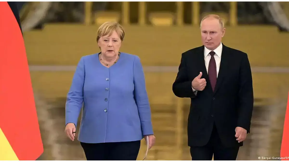 Handelsblatt: Меркель Путиннің газ бопсалауы туралы айтпаған