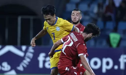 Фоторепортаж с товарищеского матча Армения — Казахстан 2:1