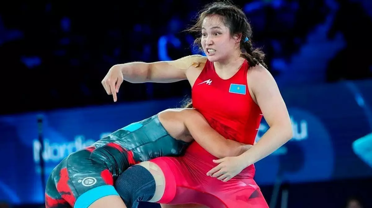 Казахстанка завоевала золотую медаль на крупном турнире по женской борьбе