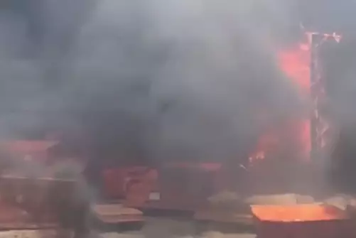 Пожар на стройке потушили в Алматы
