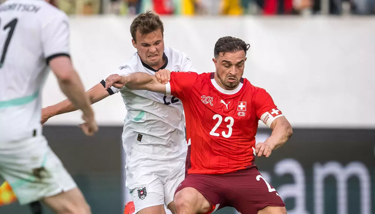Сборные Швейцарии и Австрии сыграли вничью в товарищеском матче