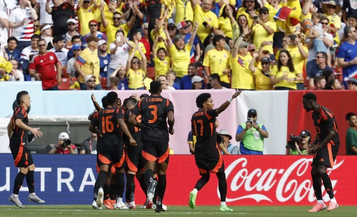 Сборная Колумбии в товарищеском матче разгромила США, Карраскаль забил гол