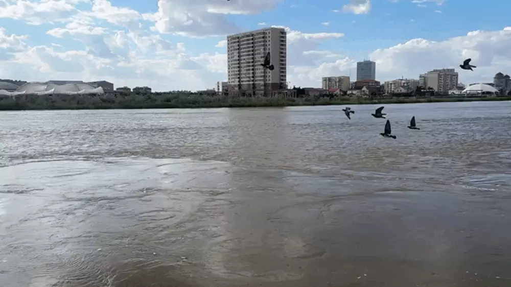 Что происходит с уровнем воды в реке Жайык