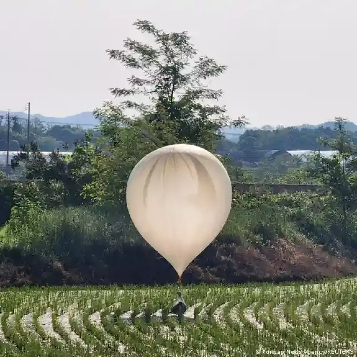 Южная Корея: КНДР вновь запустила воздушные шары с мусором