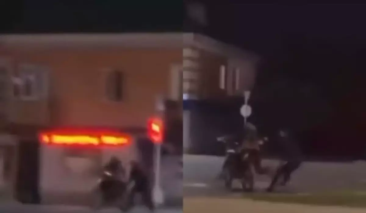 Мотоциклист заставил полицейского побегать за собой в Усть-Каменогорске (ВИДЕО)