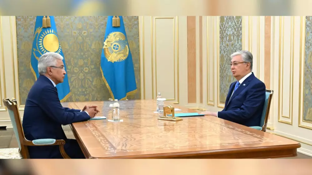 Президент Токаев принял генсека ОДКБ Тасмагамбетова