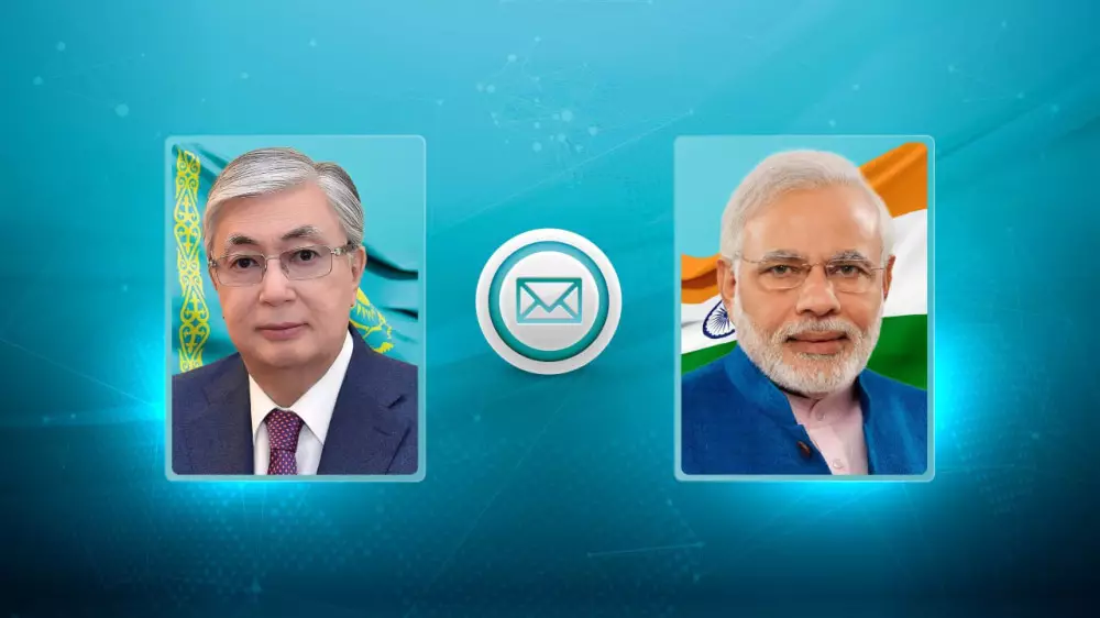 Президент Казахстана поздравил премьер-министра Индии