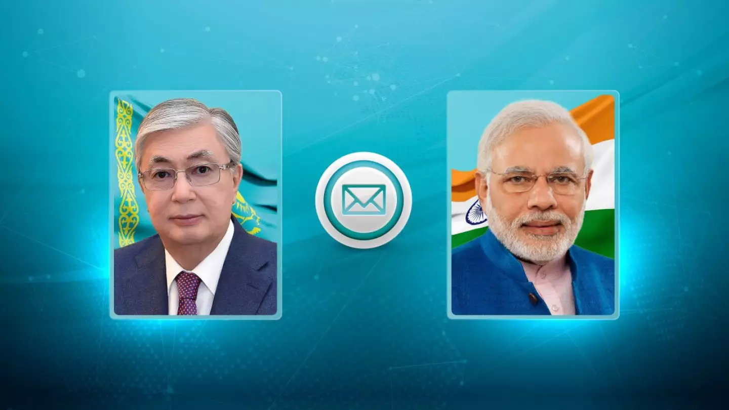 Токаев направил поздравительную телеграмму премьер-министру Индии