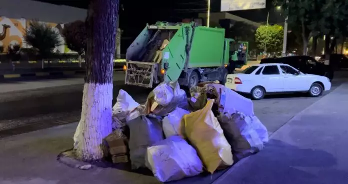 Ночной уборкой улиц занимается аким Туранского района
