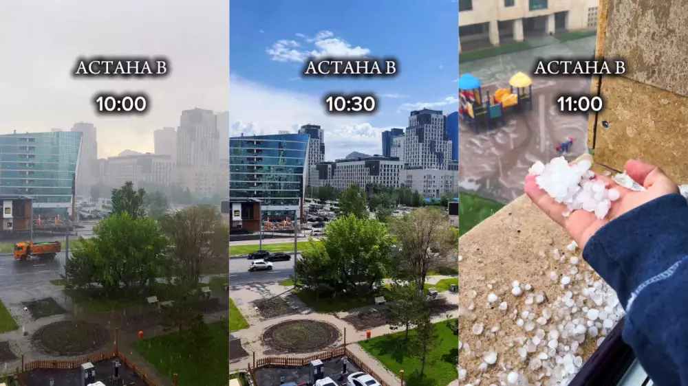 "Это наше лето": видео о погоде в Астане развеселило Казнет