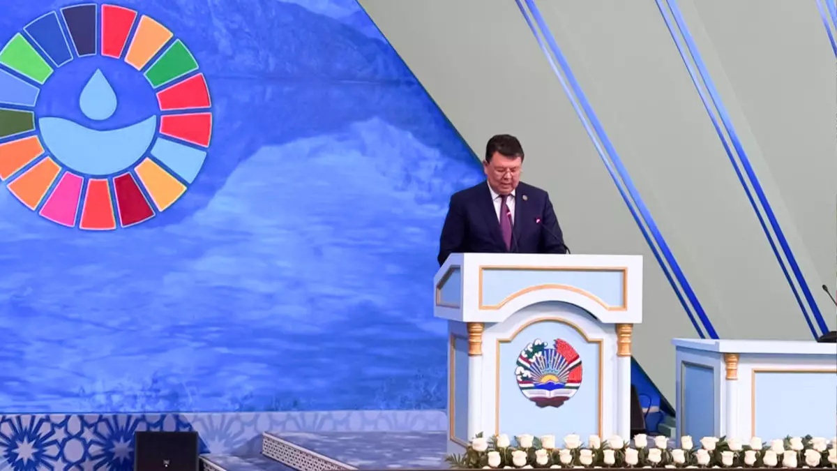 О водной политике Казахстана и сохранении Арала говорил Бозумбаев на международной конференции в Душанбе