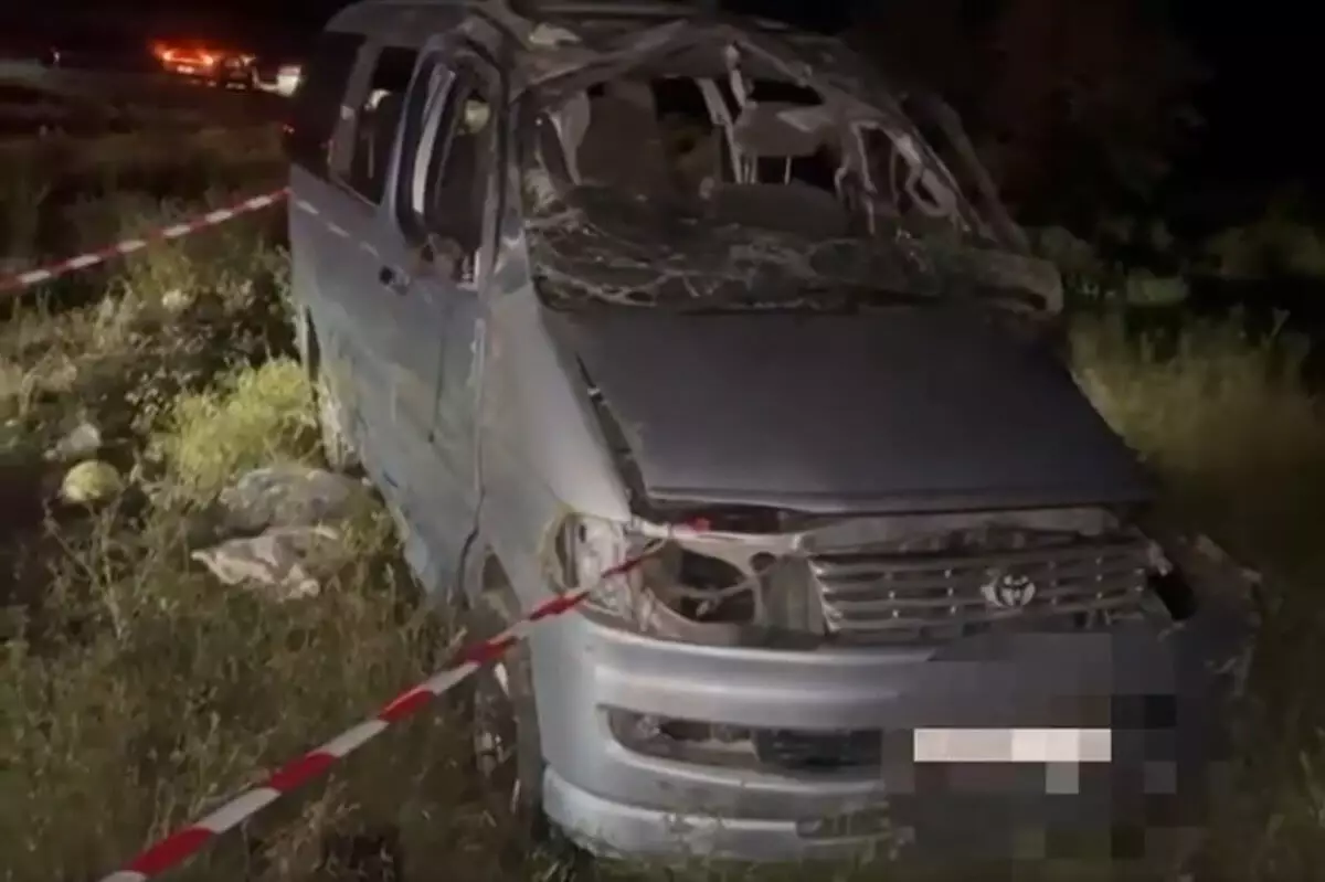 Четыре человека из одной семьи погибли в ДТП в Алматинской области (ВИДЕО)
