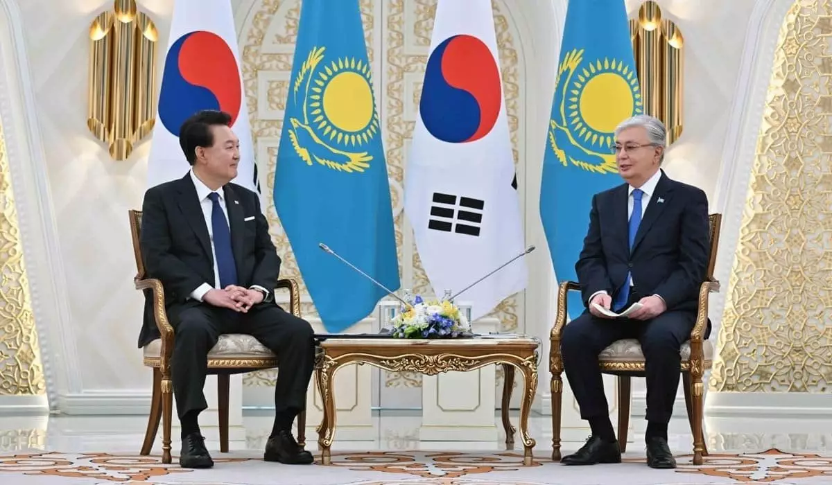 «Отношения на самом высоком уровне»: о чем говорили президенты Казахстана и Южной Кореи в Акорде