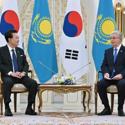 Токаев встретился с главой Южной Кореи