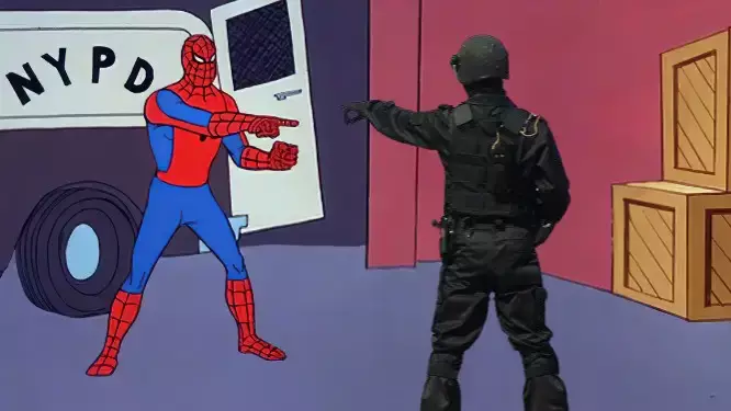 В Семее полицейские решили задержать Человека-паука 