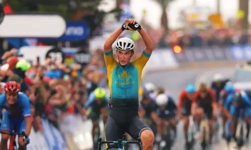 Казахстанец завоевал «бронзу» чемпионата Азии по велоспорту на шоссе