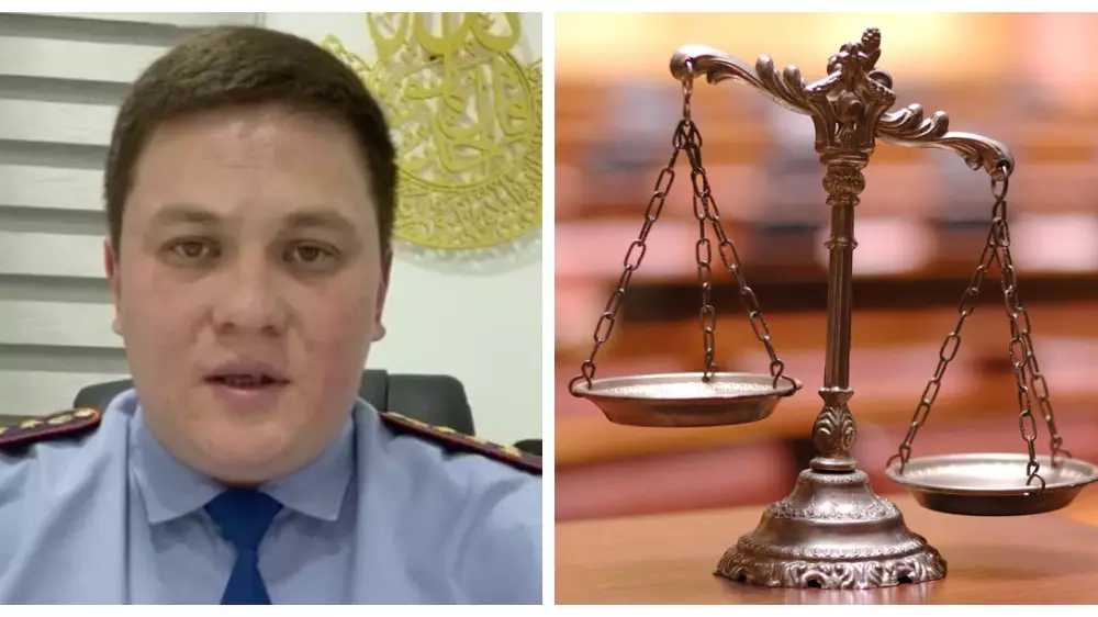 "Самый честный полицейский" Шымкента оказался на скамье подсудимых