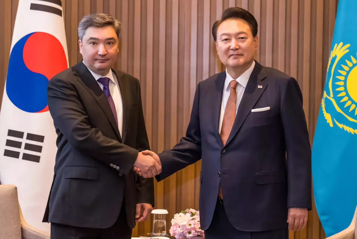 Олжас Бектенов и президент Южной Кореи обсудили вопросы реализации совместных проектов