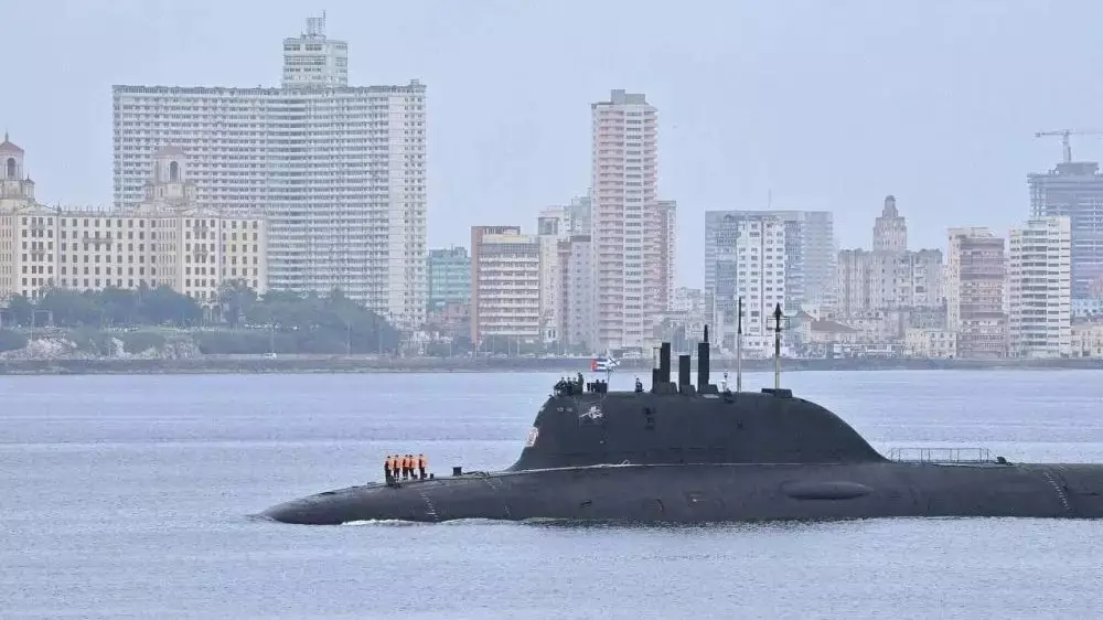 Российские военные корабли, в том числе атомная подлодка, появились у берегов Кубы