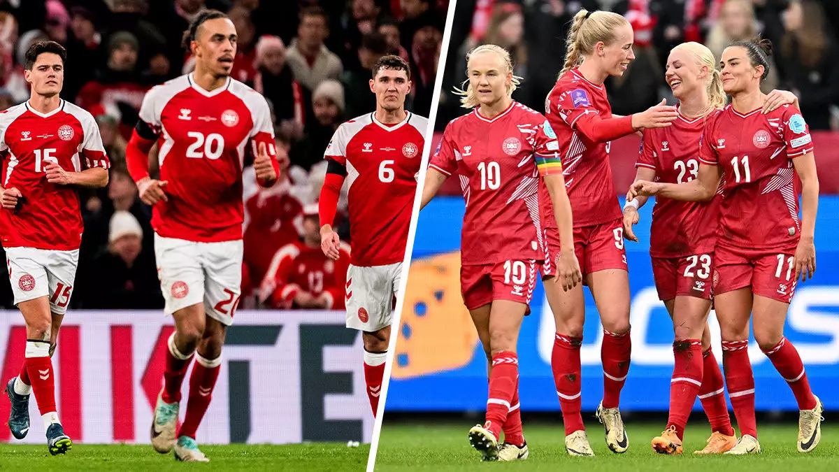 Мужская сборная Дании отказалась от повышения зарплат. В пользу женской команды