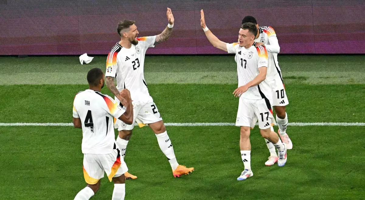 Форвард сборной Германии Вирц забил первый гол Евро-2024