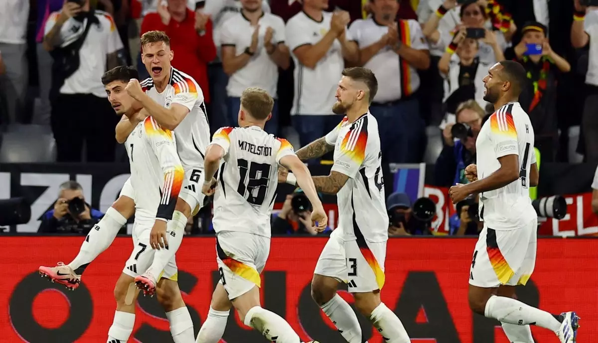 Сборная Германии разгромила Шотландию в матче открытия Евро-2024