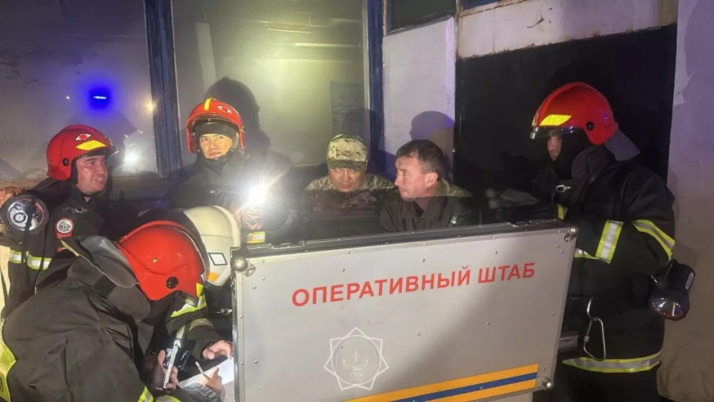 Крупный пожар на производственном предприятии в Павлодаре
