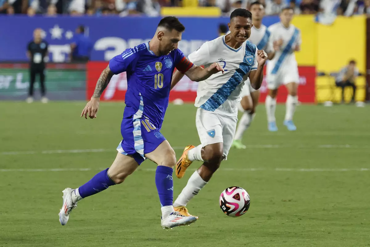 Аргентина обыграла Гватемалу. Месси оформил дубль и сделал голевую передачу