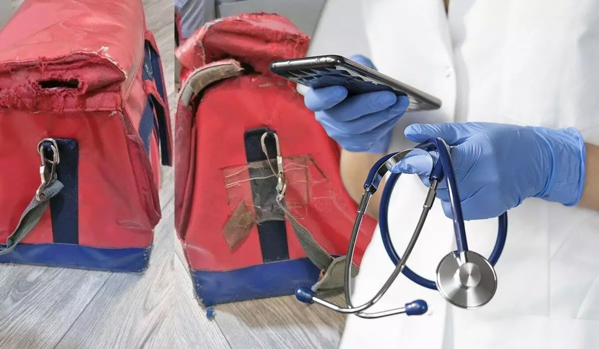 «Рваная, как наша медицина»: сумки алматинских фельдшеров не обновлялись три года